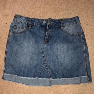 Blue jean skirt!
